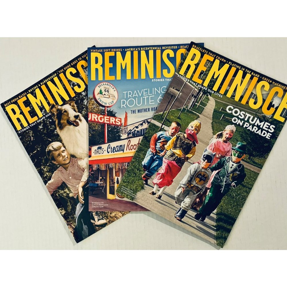 Reminisce Magazine: Stories That Shape Our Lives Lot of 3 - 2018